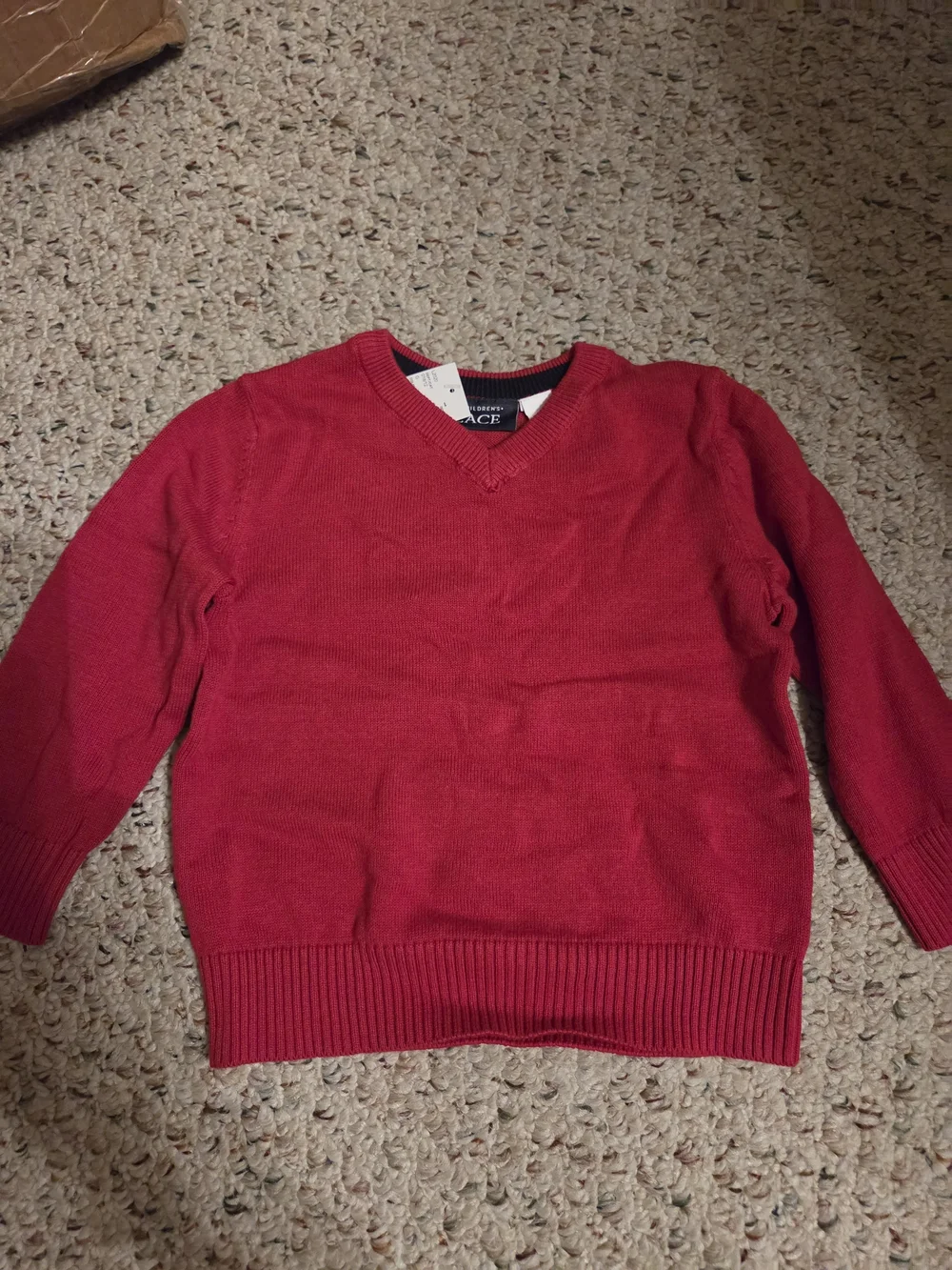 The Children's Place Red V-Neck Sweater